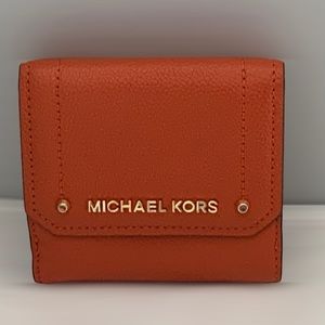 Jet Set Saffiano leather small wallet.